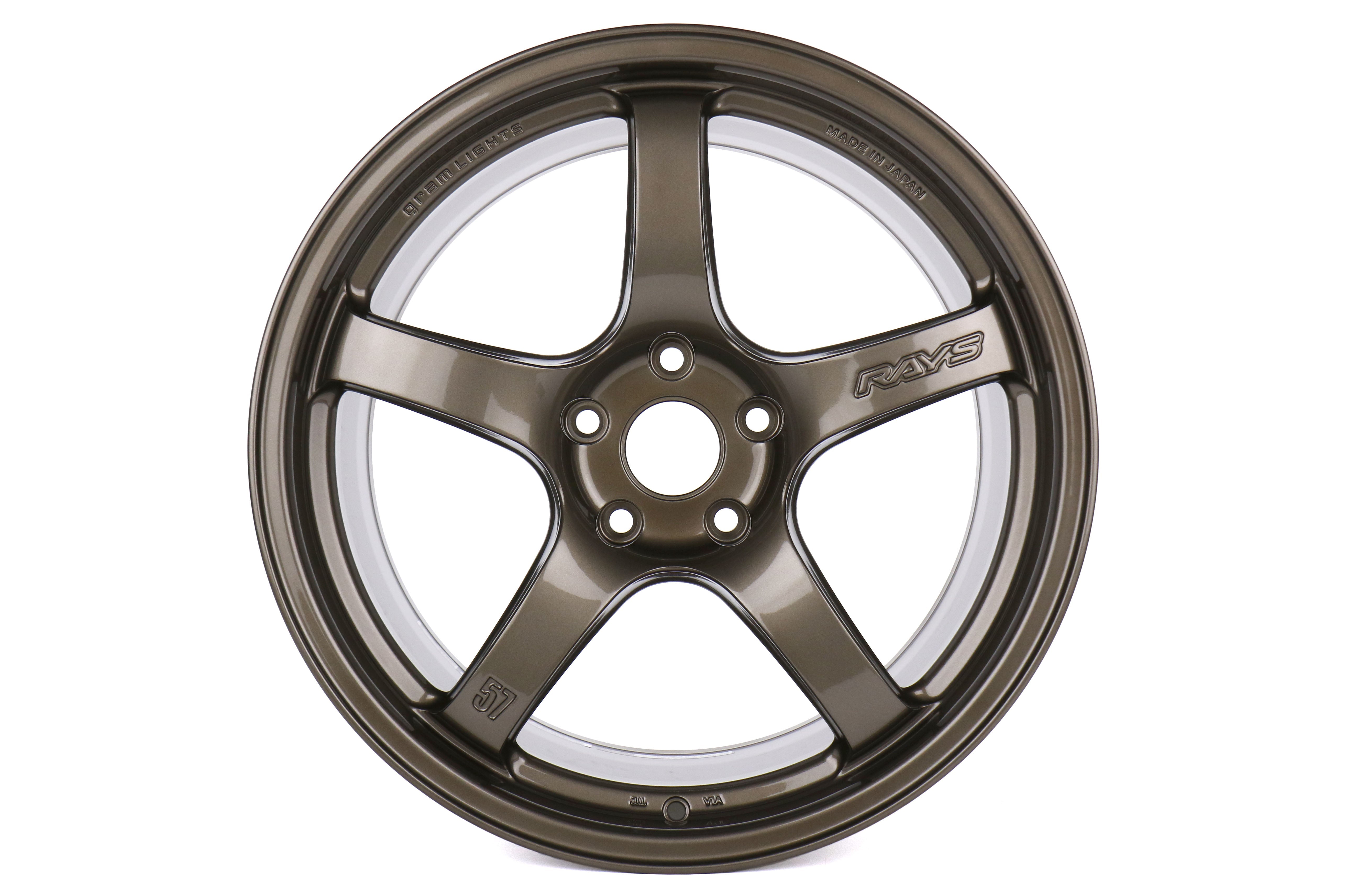 Rays Gram Lights 57CR Subispeed Exclusive FF Gold 18x9.5 +38mm 5x114.3 (Single Wheel) - 2015-2024 Subaru WRX / 2015-2021 STI / 2019-2024 Forester